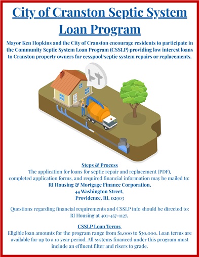 Cranston - Community Septic System Loan Program (CSSLP)